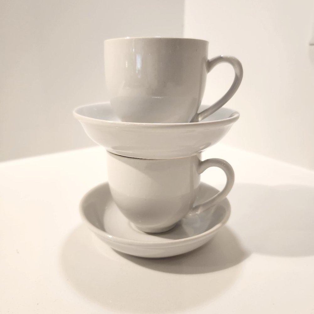 Espresso Cups and Saucers